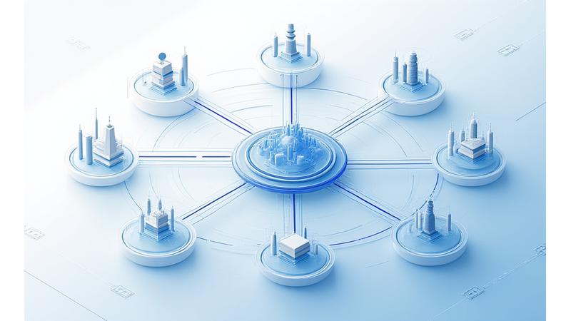 Infographic illustrating Sylvan Health's data analysis and recommendation algorithm